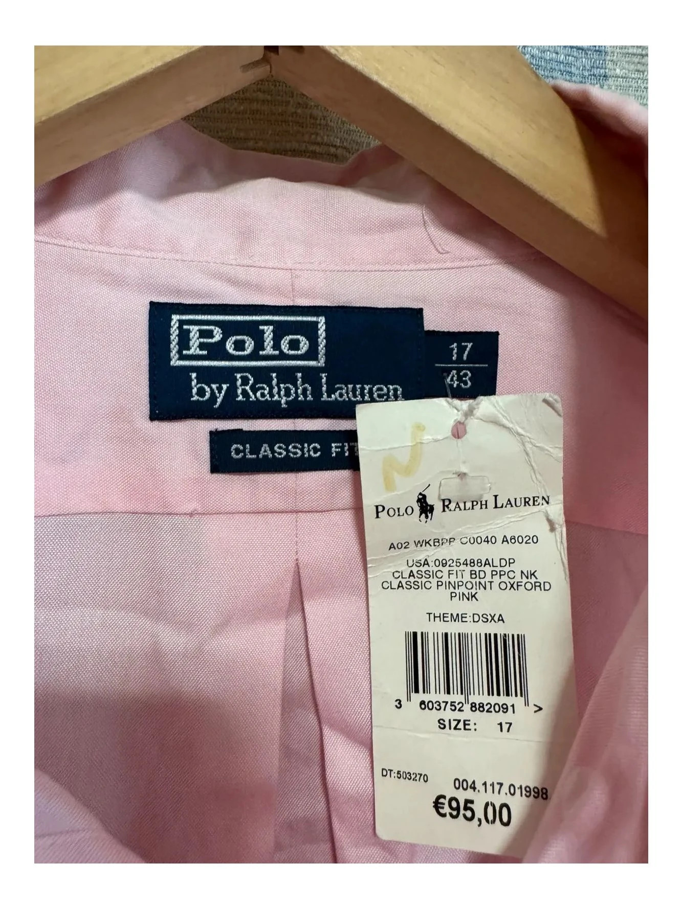 Camisa hombre algodón de Ralph Lauren, talla 43 📀 – Ralph Lauren – taille 43 cm 4