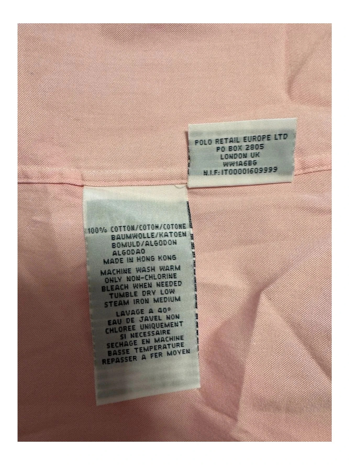 Camisa hombre algodón de Ralph Lauren, talla 43 📀 – Ralph Lauren – taille 43 cm 5