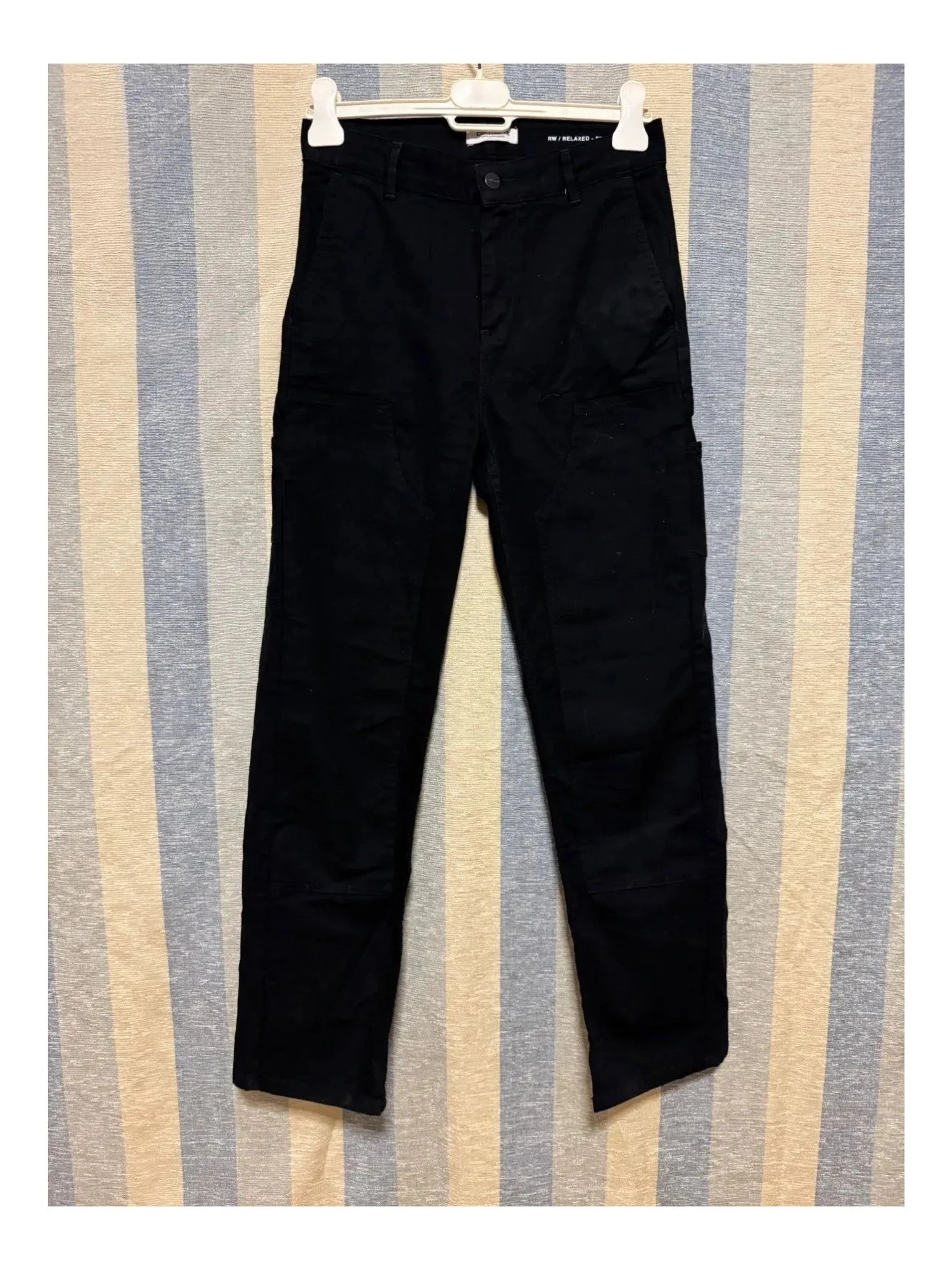 Pantalones hombre negros marcá Carhartt talla 25 📀