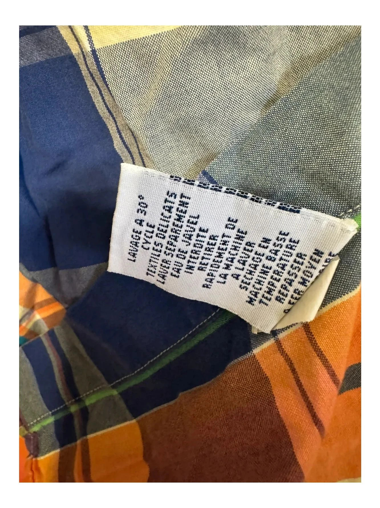 Camisa algodón cuadros de Ralph Lauren, talla L 📀 – Ralph Lauren – taille L 4