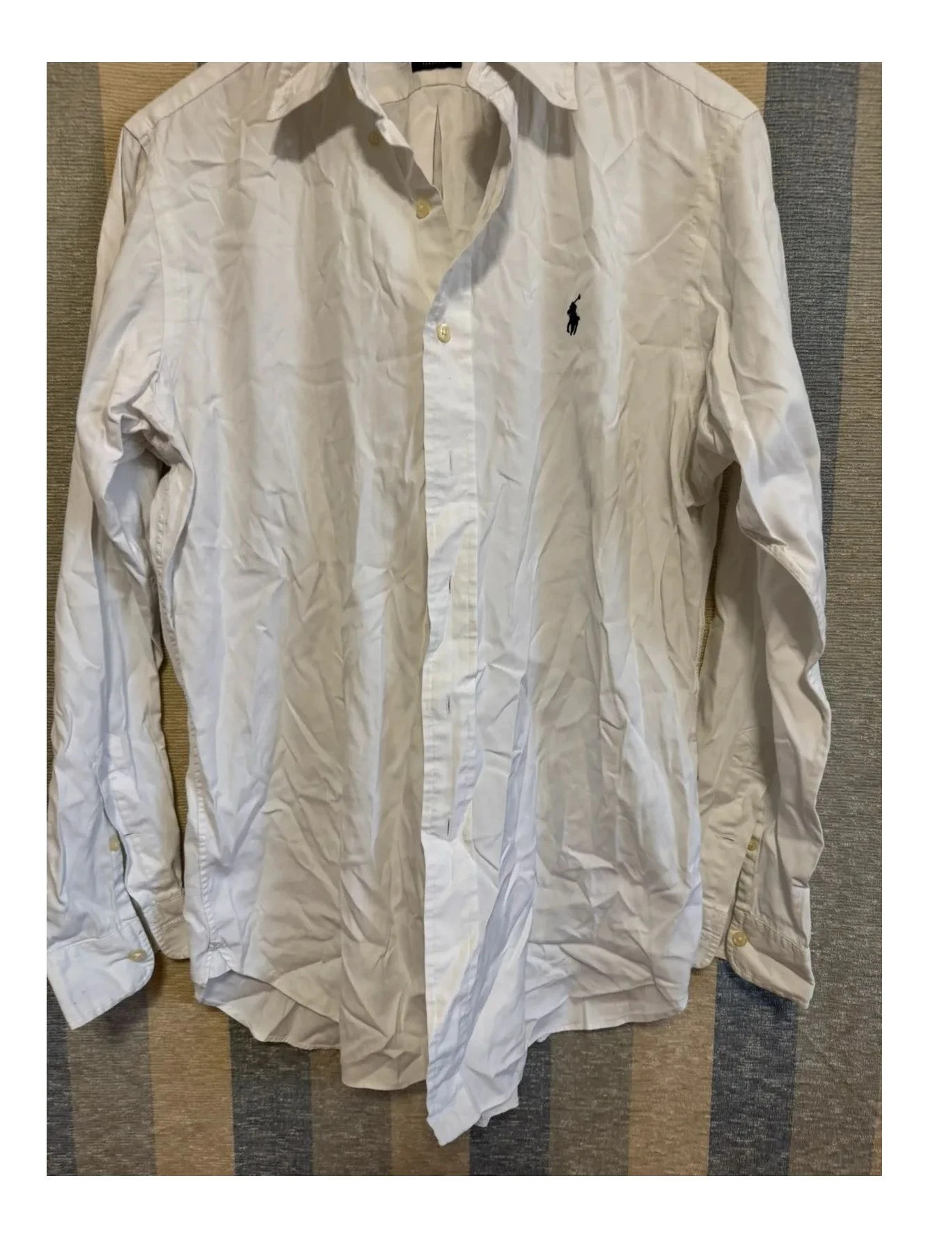 Camisa blanca algodón hombre de Ralph Lauren 📀 – Ralph Lauren – taille S 2