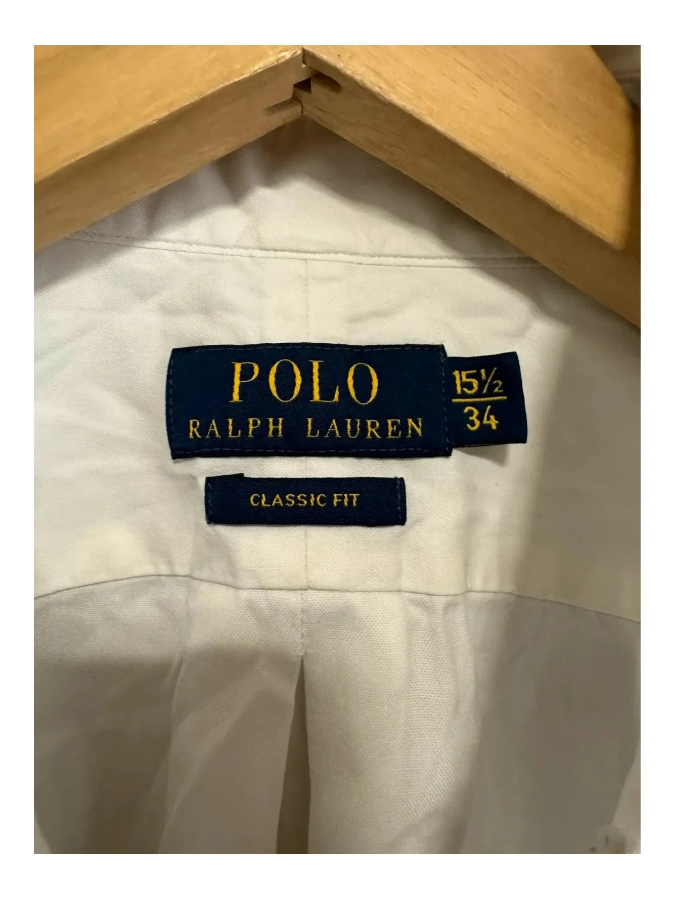 Camisa blanca algodón hombre de Ralph Lauren 📀 – Ralph Lauren – taille S 5