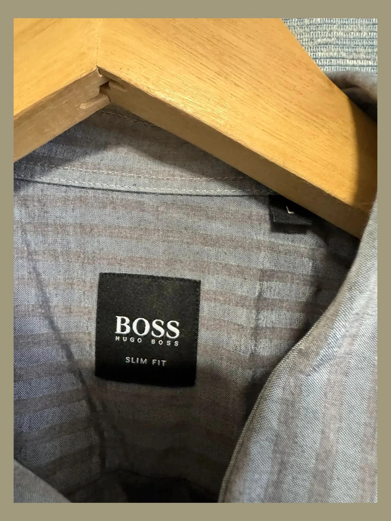 Camisa rayas hombre de Hugo Boss 📀 – Hugo Boss – taille L 4