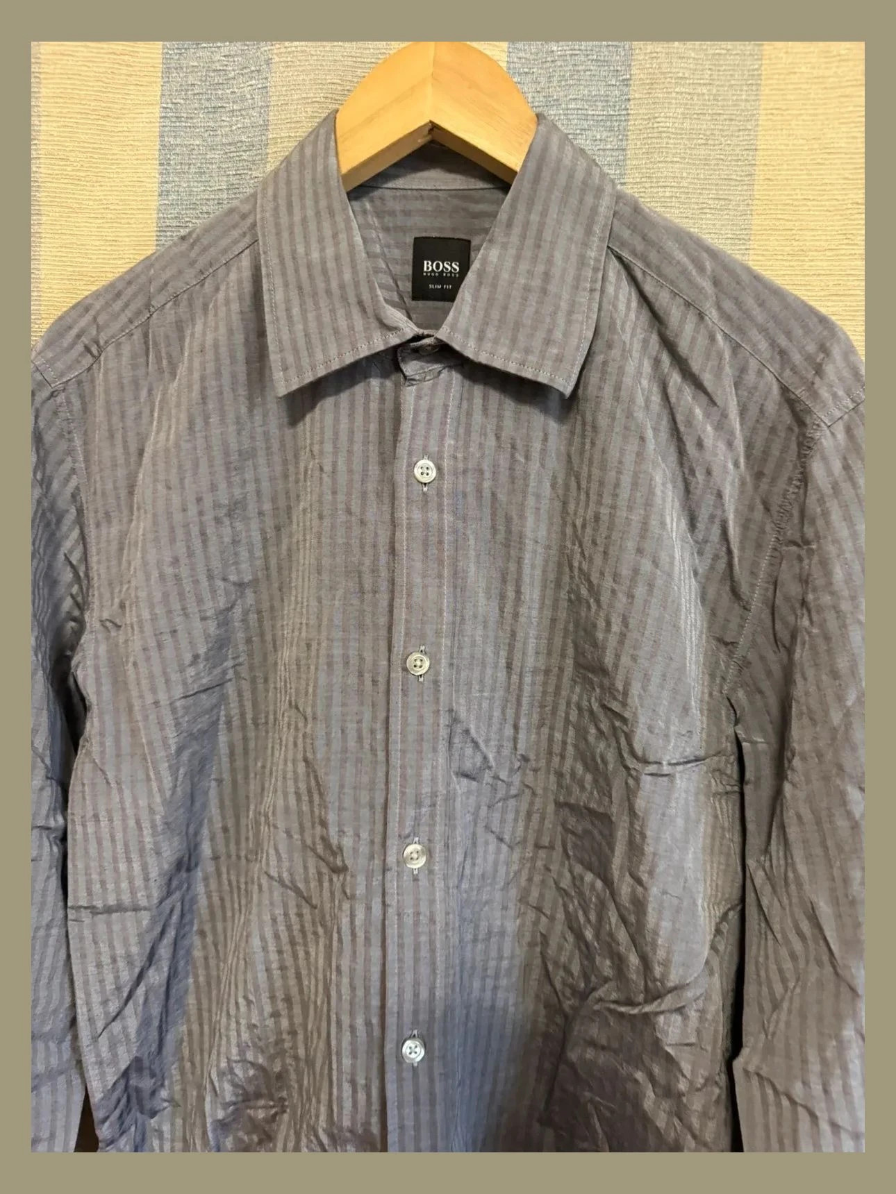 Camisa rayas hombre de Hugo Boss 📀 – Hugo Boss – taille L 3