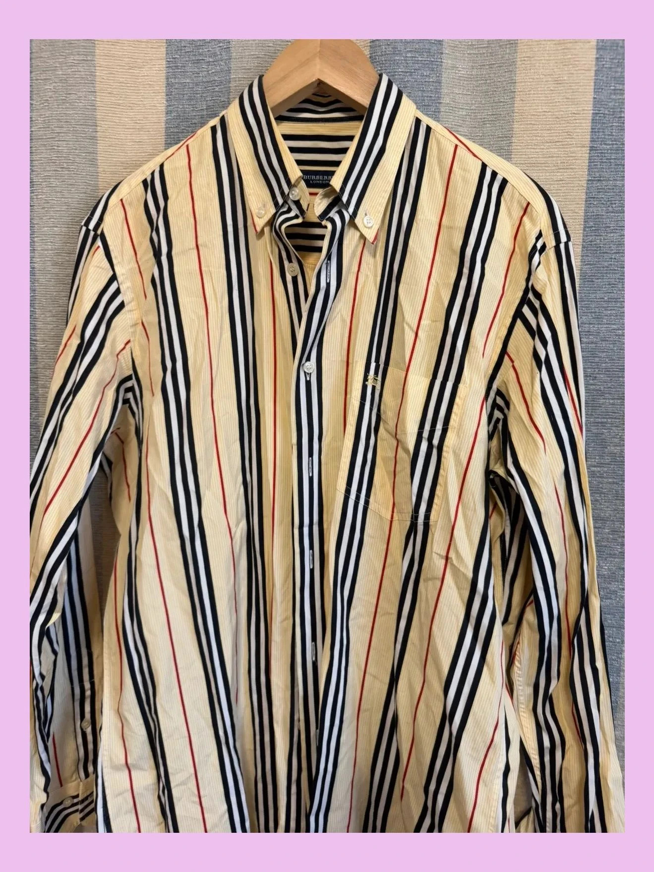Camisa algodón Burberry, talla L 📀 – Burberry – taille L 3