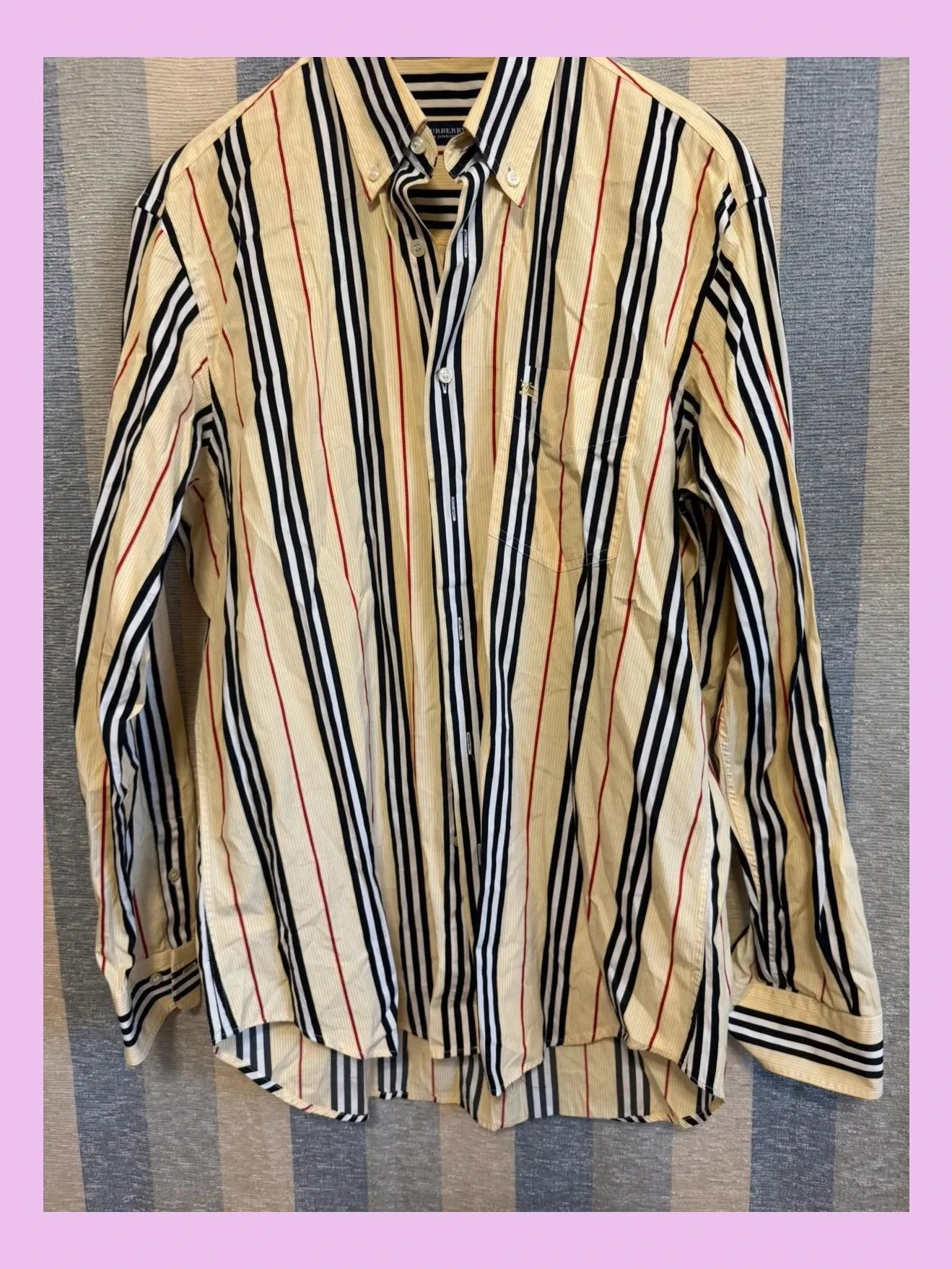 Camisa algodón Burberry, talla L 📀 – Burberry – taille L 2