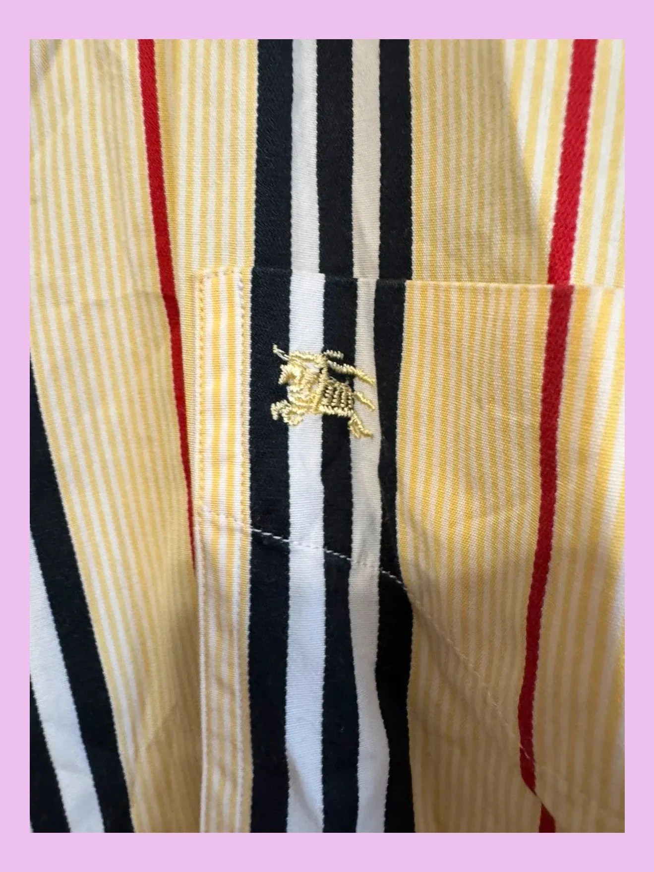 Camisa algodón Burberry, talla L 📀 – Burberry – taille L 4