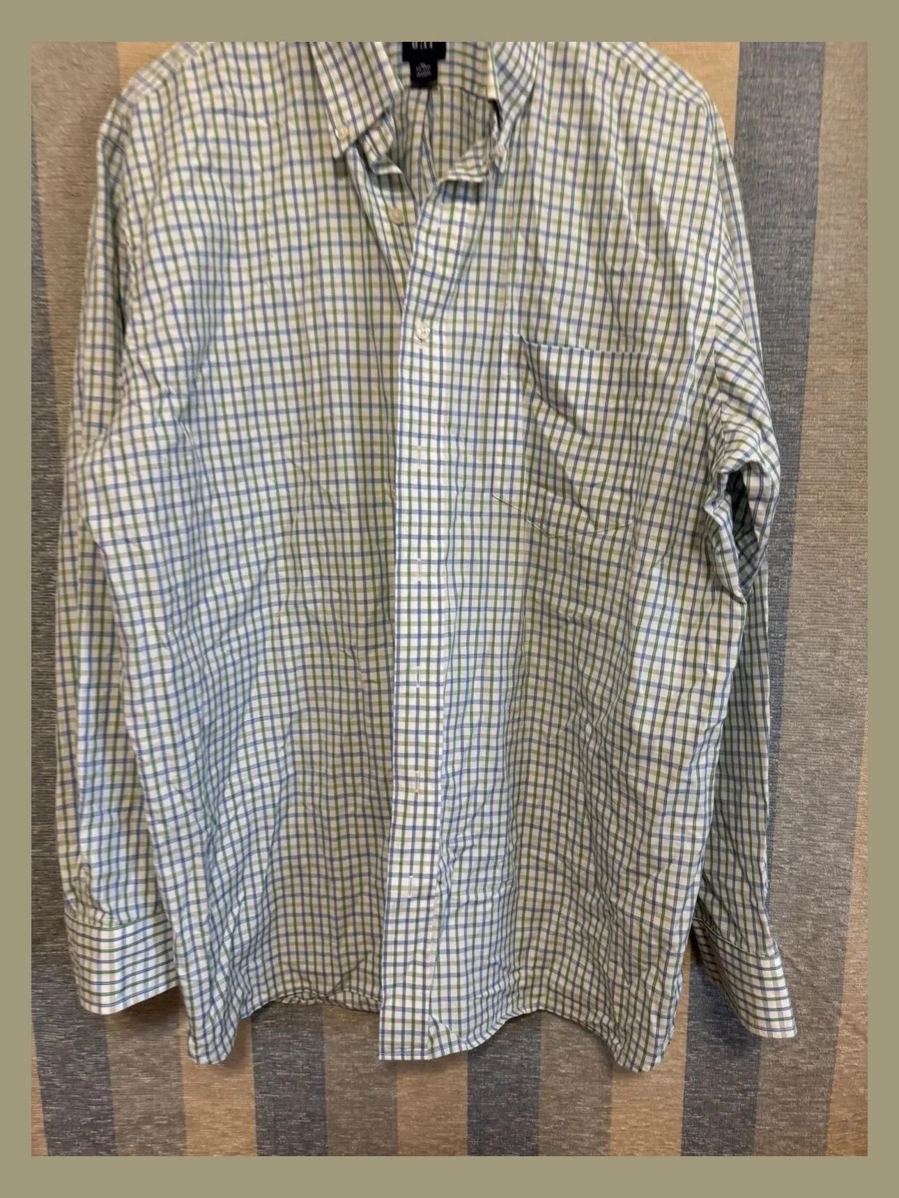 Camisa cuadros algodón marca Gap 📀 – GAP – taille XL 2