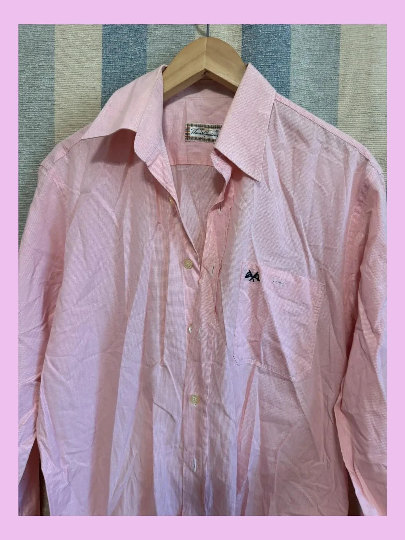 Camisa algodón de thomas Burberry talla M 📀 – Thomas Burberry – taille M 3