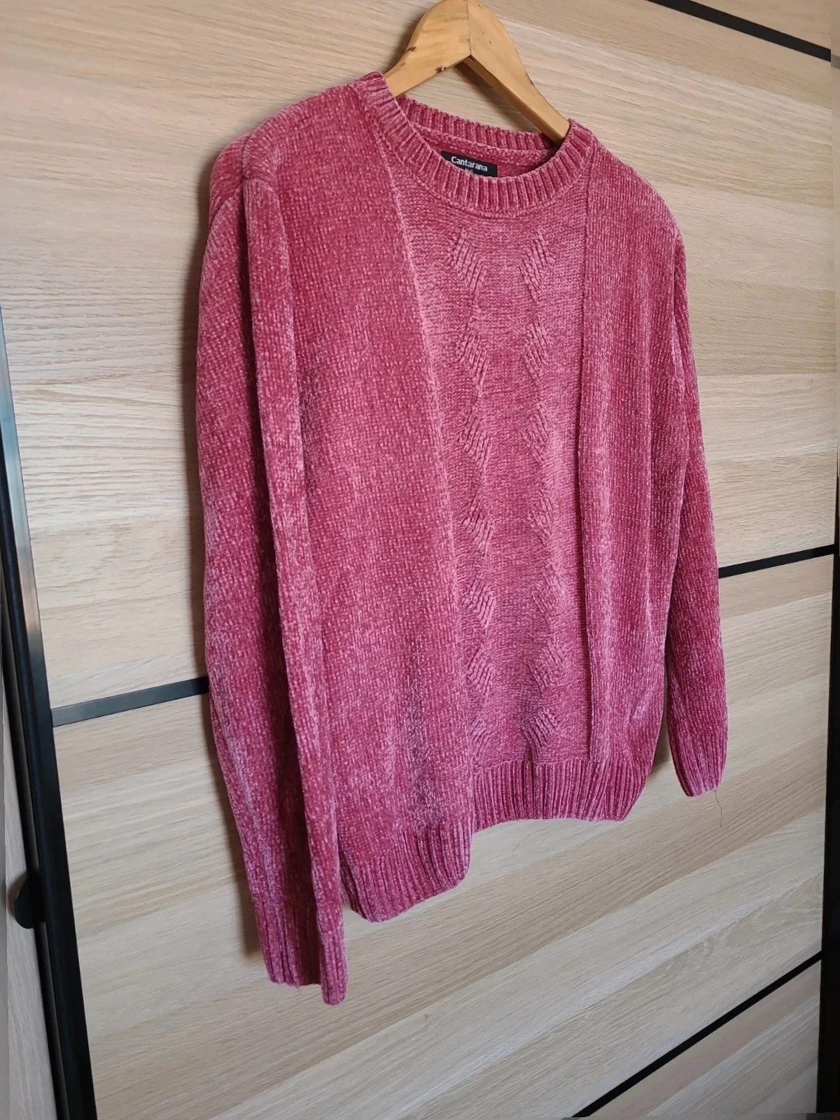 Precioso jersey aterciopelado Talla M- L – Cantarana – taille M / 38 / 10 2