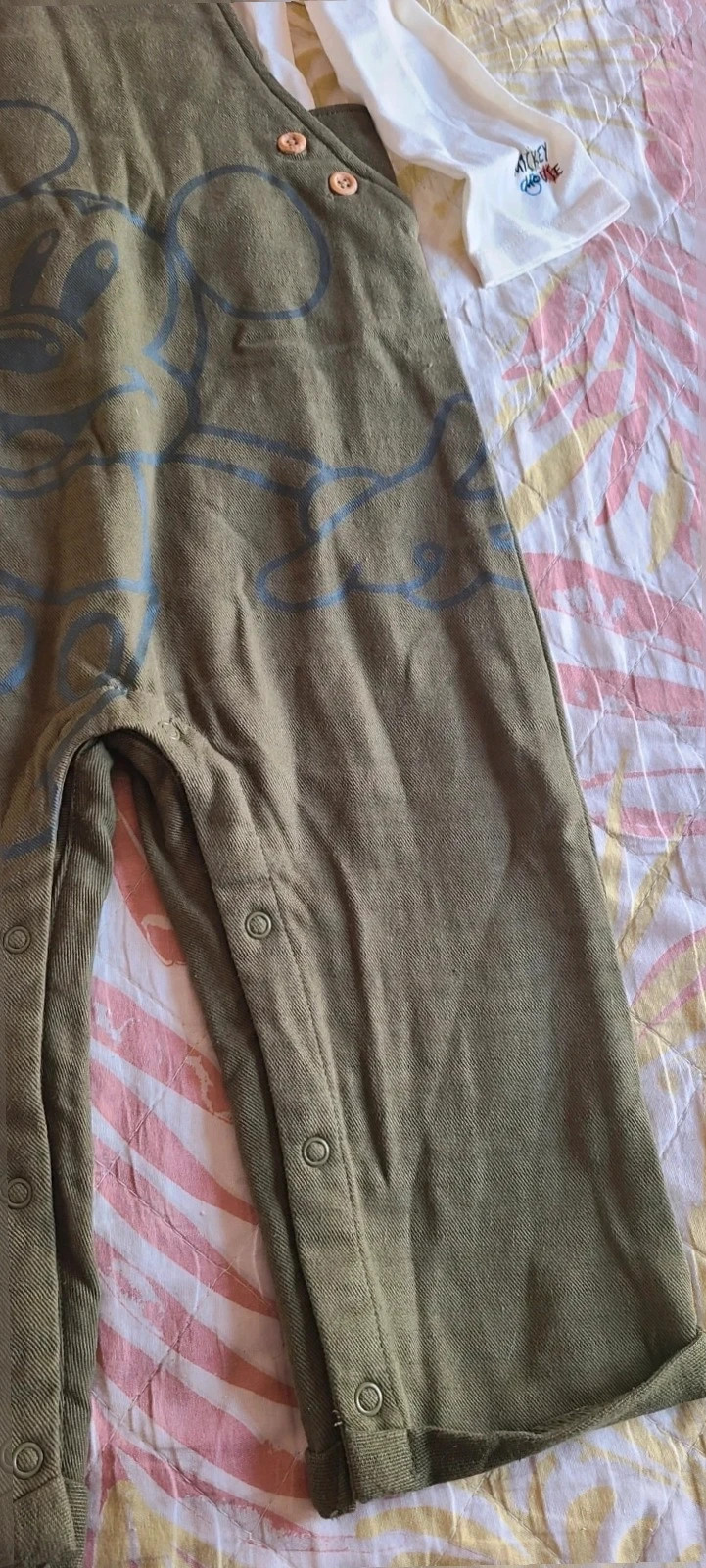 Conjunto de peto y camiseta niño De Mickey talla 98 – Primark – taille 3 ans / 98 cm 3