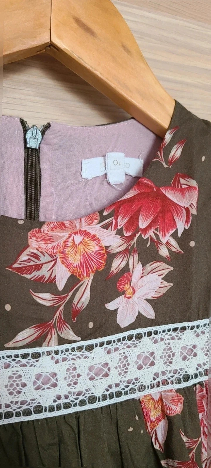 Vestido Ideal primavera Niña 10 años – Bass 10 – taille 10 ans / 140 cm 5