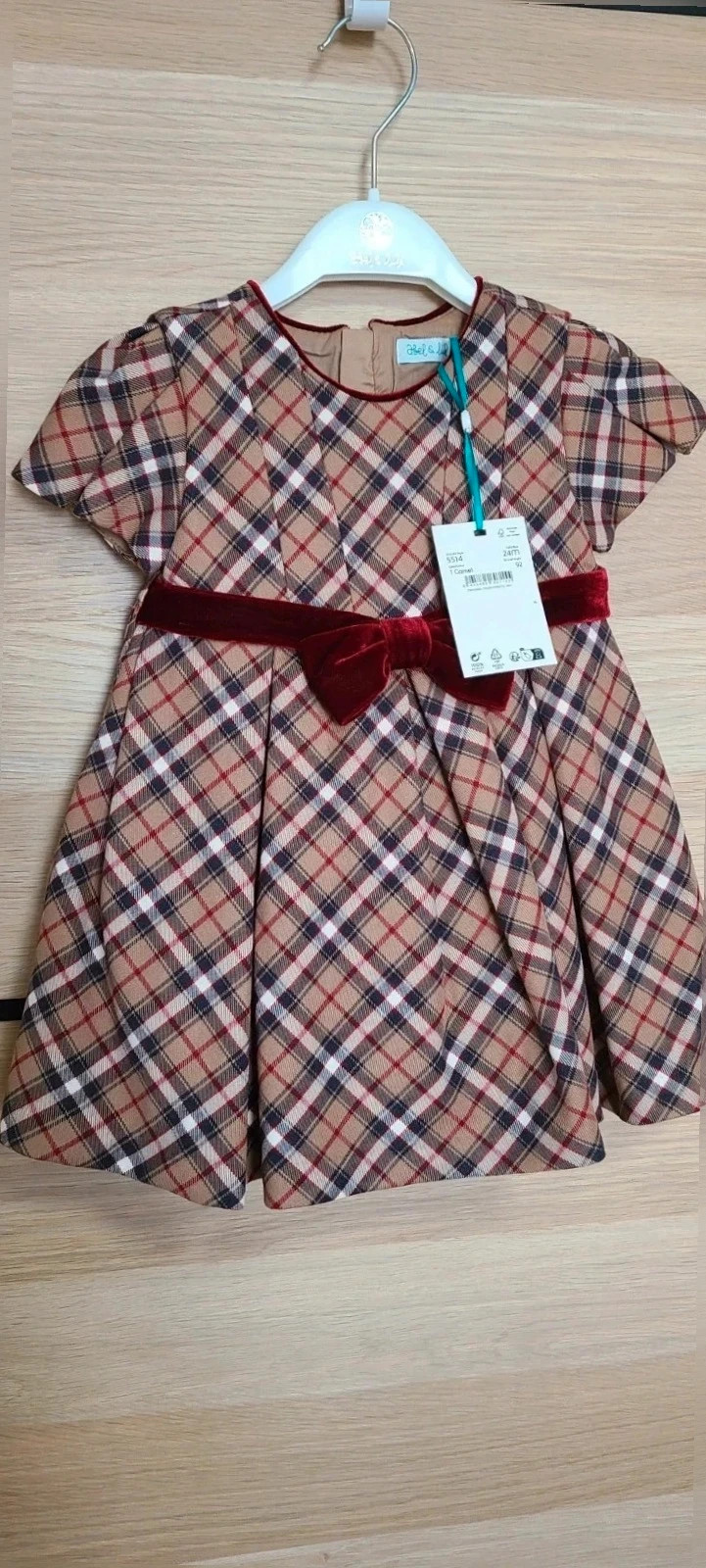 Increíble Vestido de cuadros bebé talla 92 Firma Abel&Lula (Mayoral) – Abel & Lula – taille 24-36 mois / 92 cm