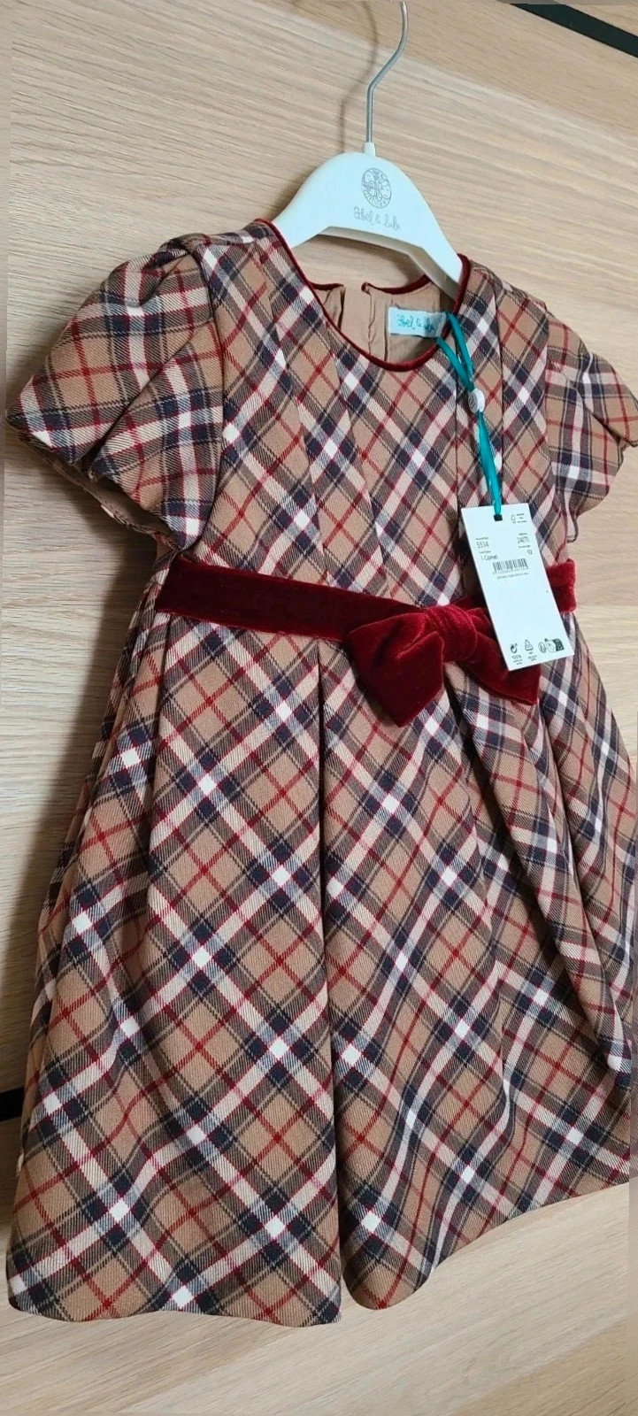 Increíble Vestido de cuadros bebé talla 92 Firma Abel&Lula (Mayoral) – Abel & Lula – taille 24-36 mois / 92 cm 2