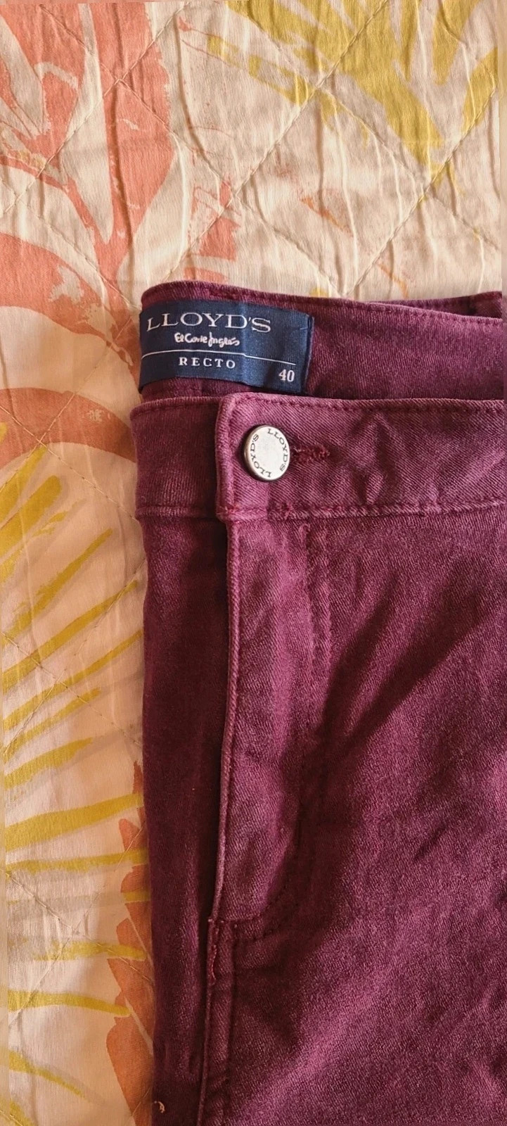 Pantalón recto de Mujer color morado talla 40 de Lloydd's – Lloyd's – taille L / 40 / 12 2
