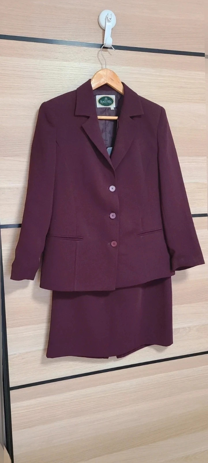 Impoluto traje talla 44 Color berenjena – Vintage Dressing – taille XXL / 44 / 16