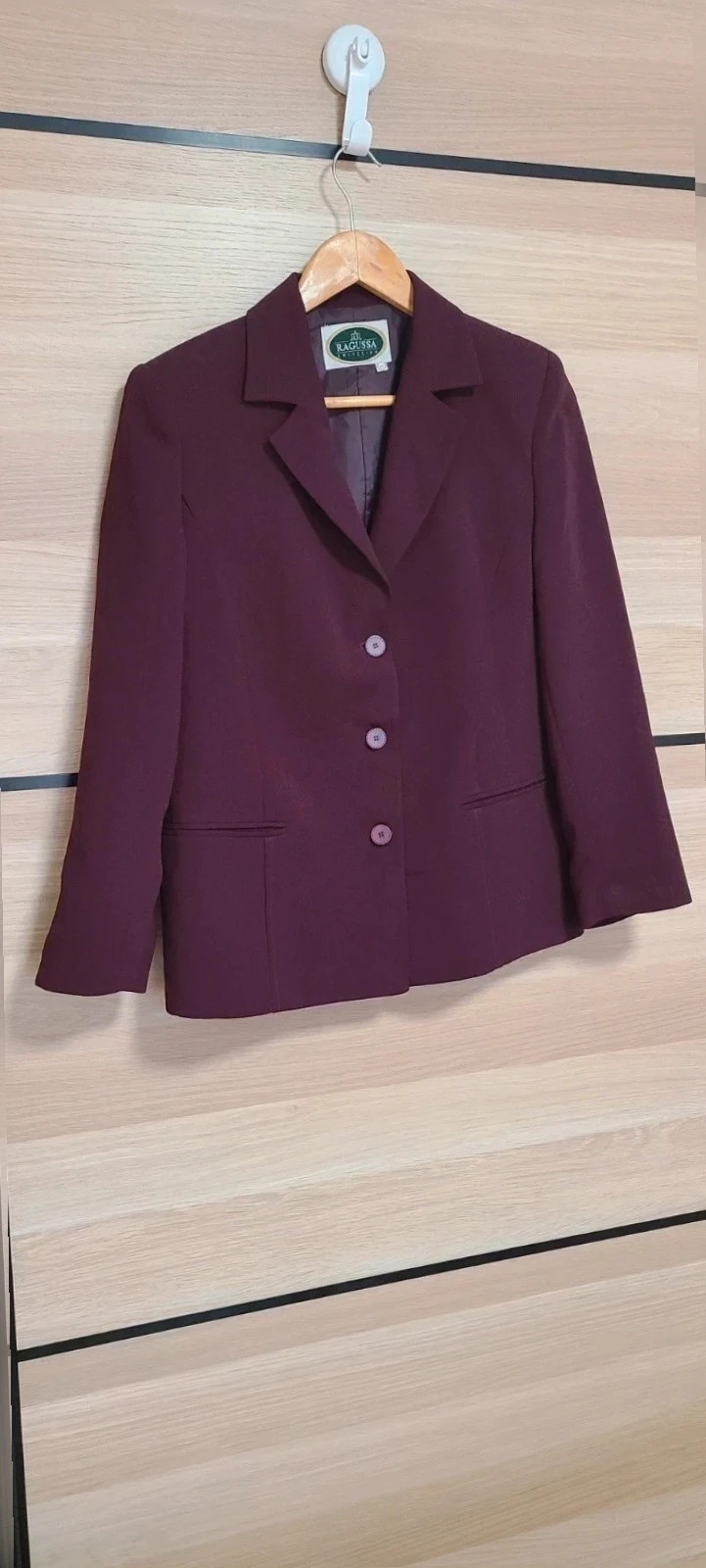 Impoluto traje talla 44 Color berenjena – Vintage Dressing – taille XXL / 44 / 16 2