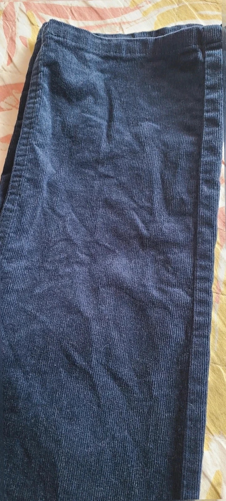 Pantalones de pana Azul marino mujer talla 40 de El Corte Inglés – El Corte Inglés – taille L / 40 / 12 2
