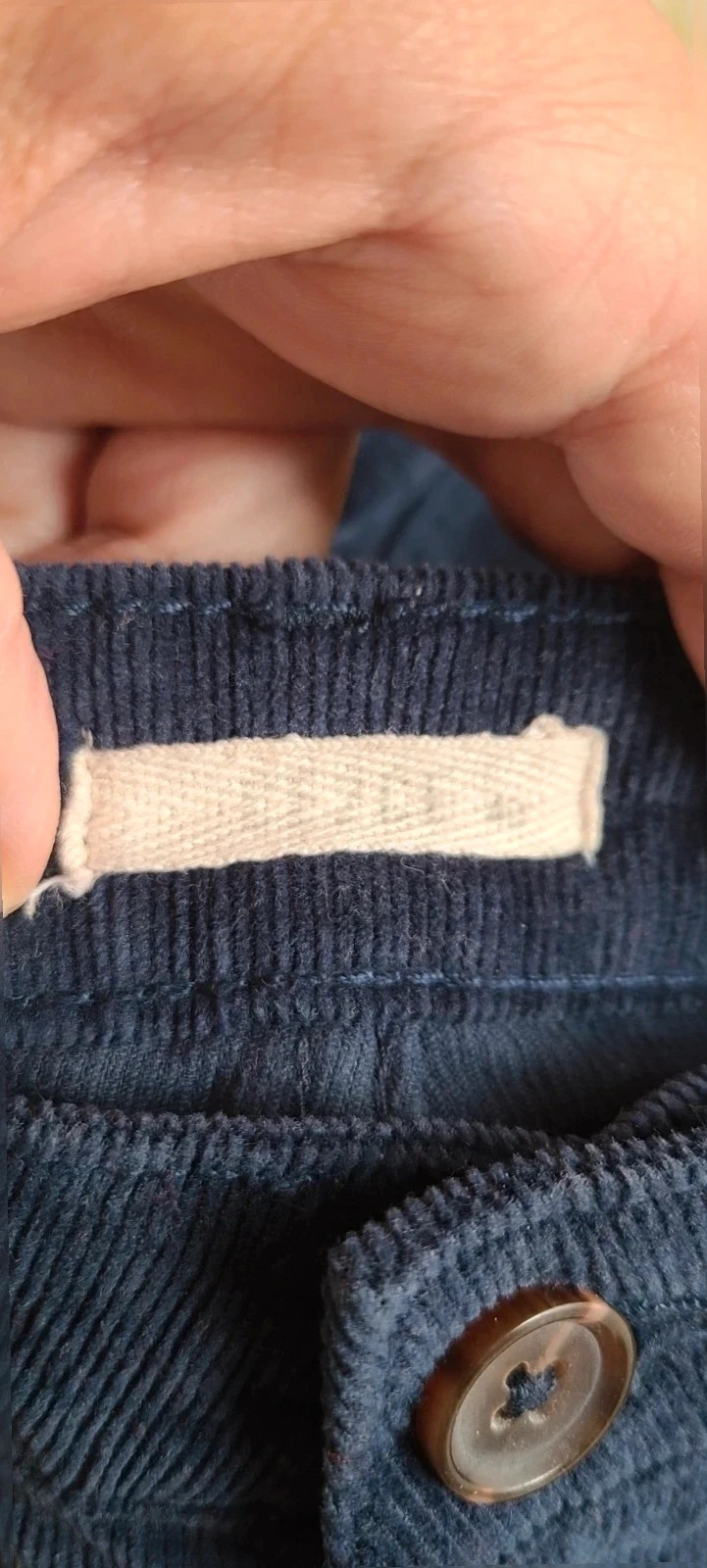 Pantalones de pana Azul marino mujer talla 40 de El Corte Inglés – El Corte Inglés – taille L / 40 / 12 5
