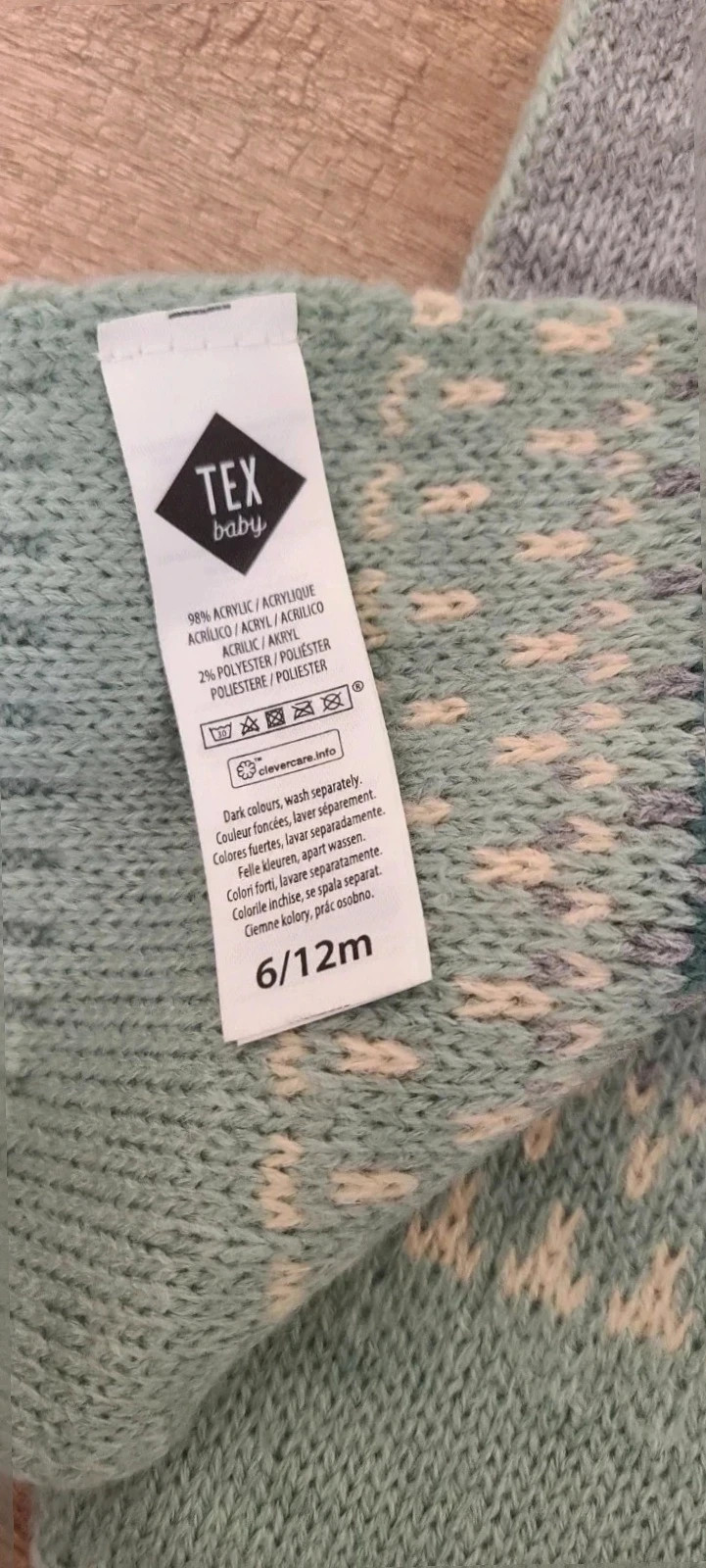 Conjunto de Gorro y bufanda niño 6 12 meses – TEX 4