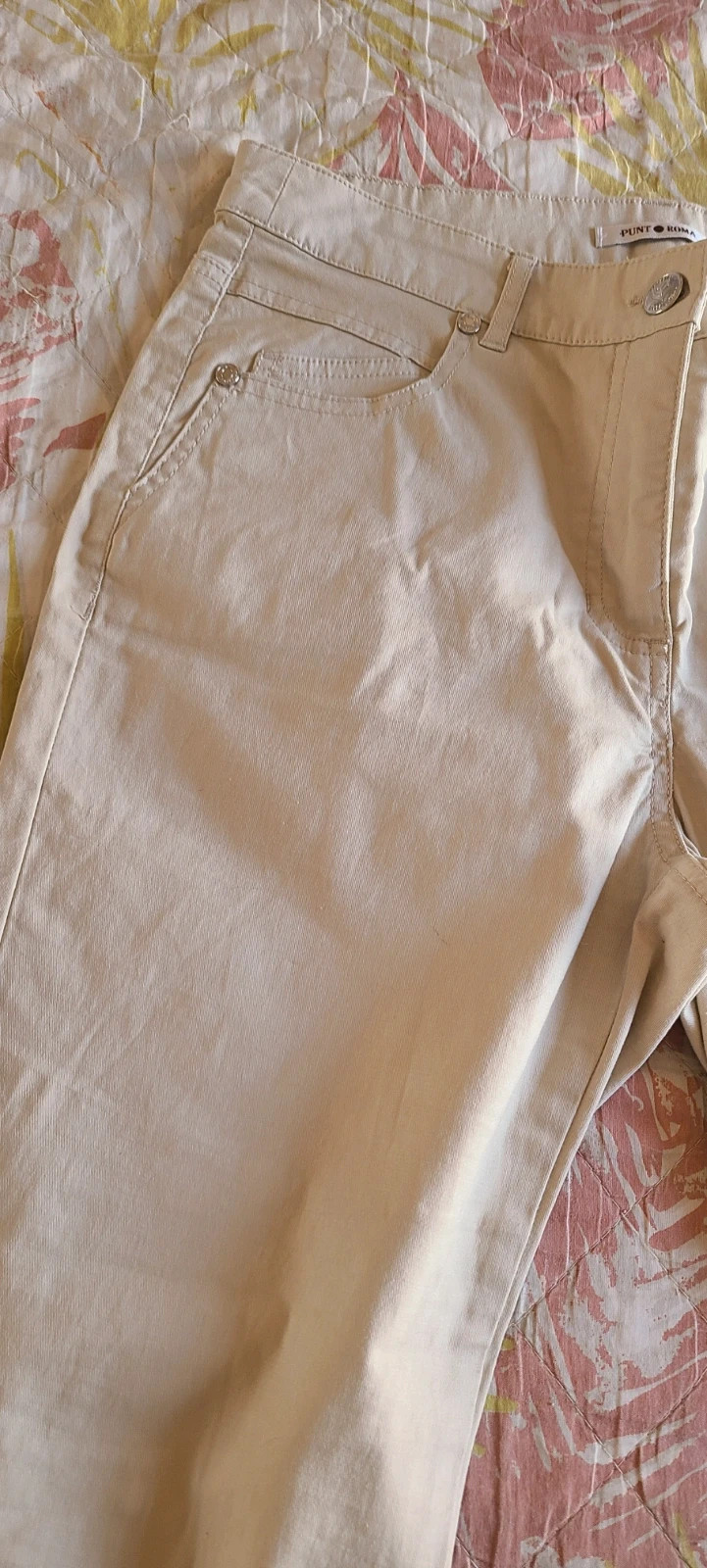 Pantalones piratas finitos talla 40 de Punto Roma – Punto Roma – taille L / 40 / 12 5