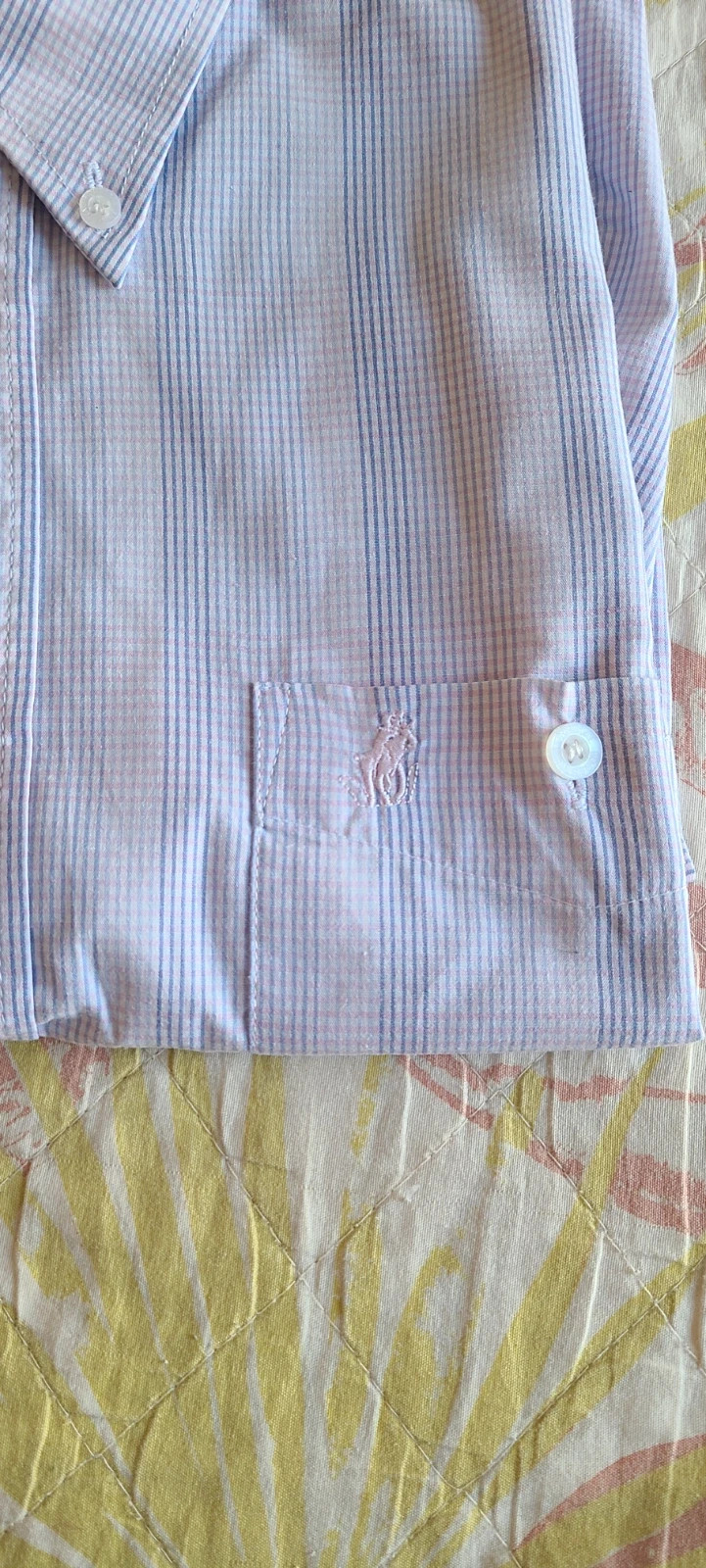 Preciosa camisa de rayas de hombre talla L – Forestal – taille L 2