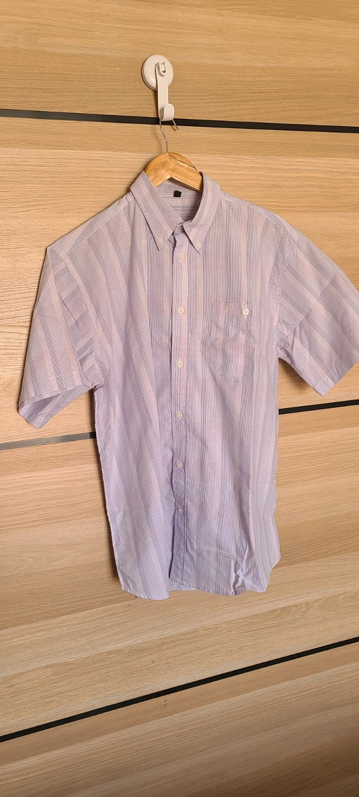 Preciosa camisa de rayas de hombre talla L – Forestal – taille L 5