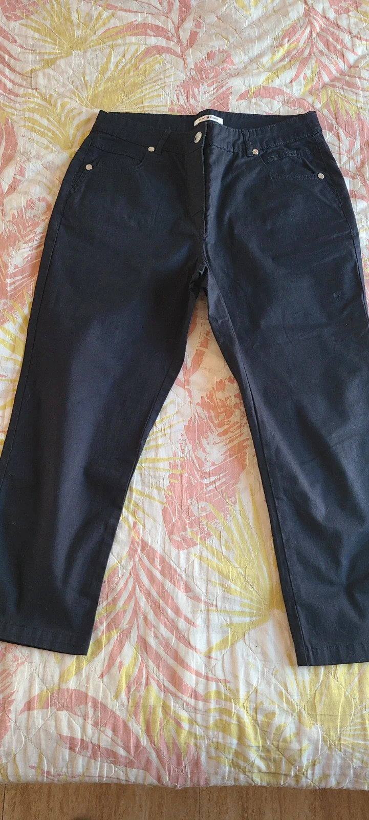 Pantalon pirata finito talla 40 de punto Roma – Punto Roma – taille M / 38 / 10 2