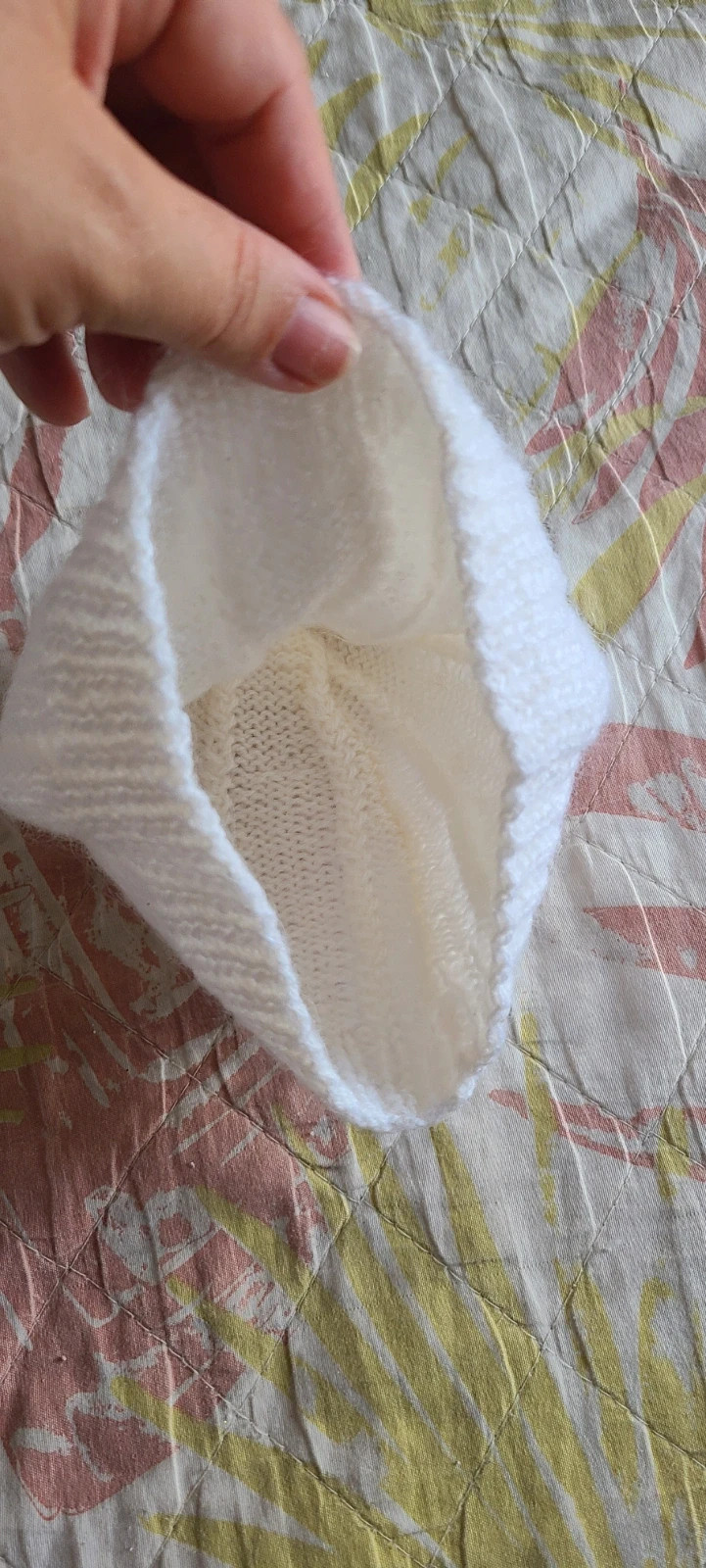 Gorro de lana de bebe hecho a mano – Mano – taille 3-6 mois, 42 cm 2