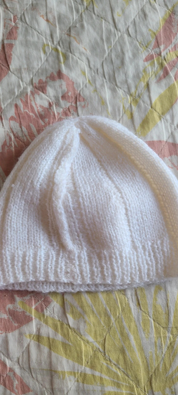 Gorro de lana de bebe hecho a mano – Mano – taille 3-6 mois, 42 cm 3