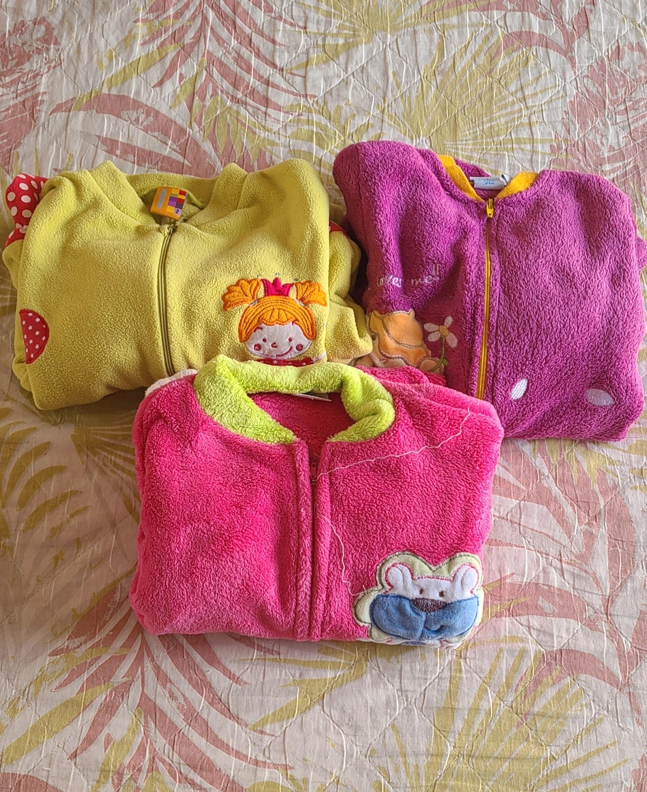 3 pijamas gorditos de invierno niña 2 años