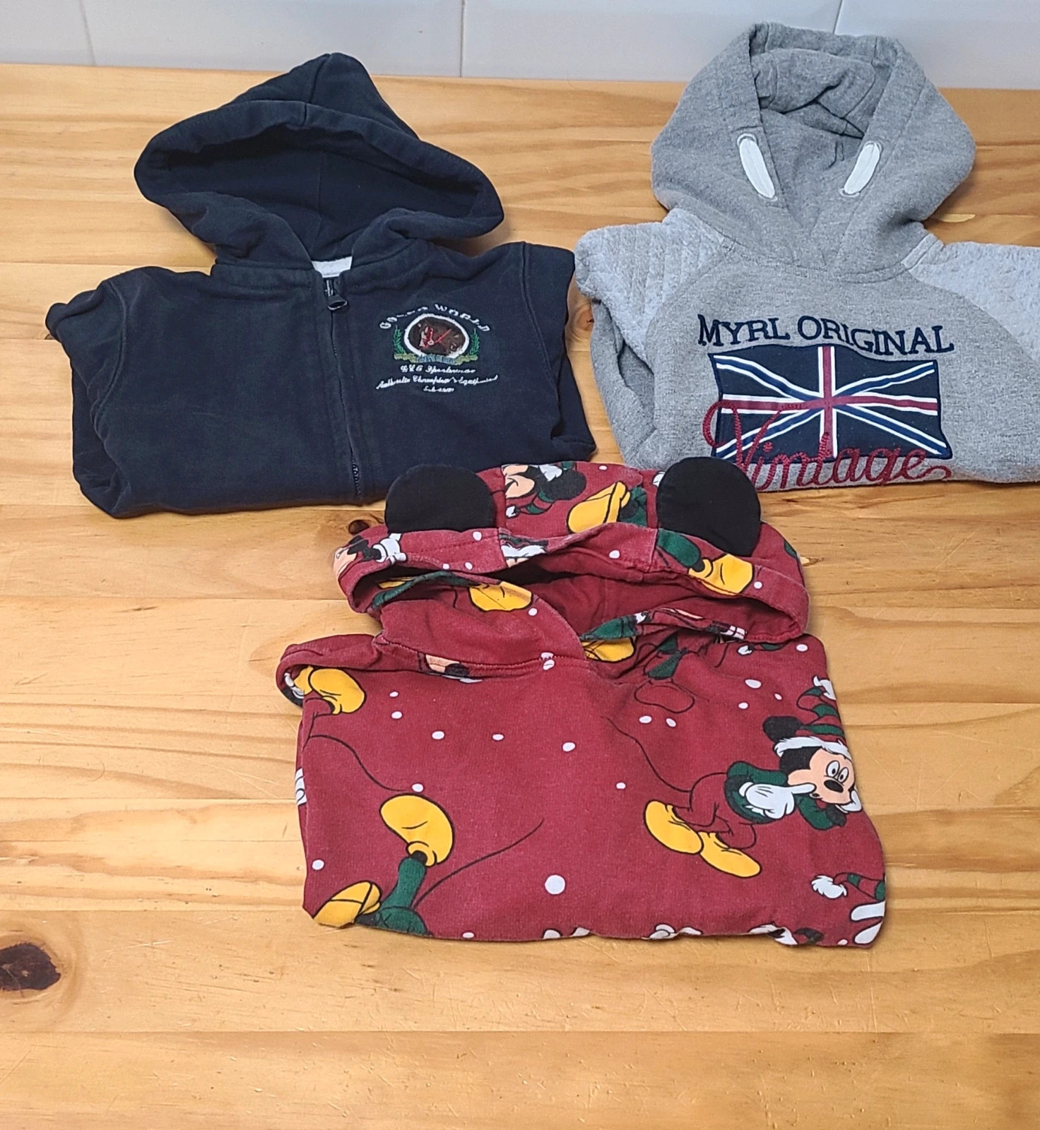 Lote de 3 sudaderas niño talla 98
