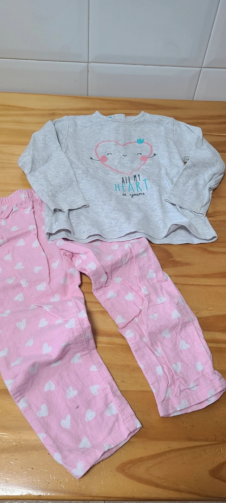 2 pijamas de niña 36 meses de tex – TEX – taille 3 ans / 98 cm 2