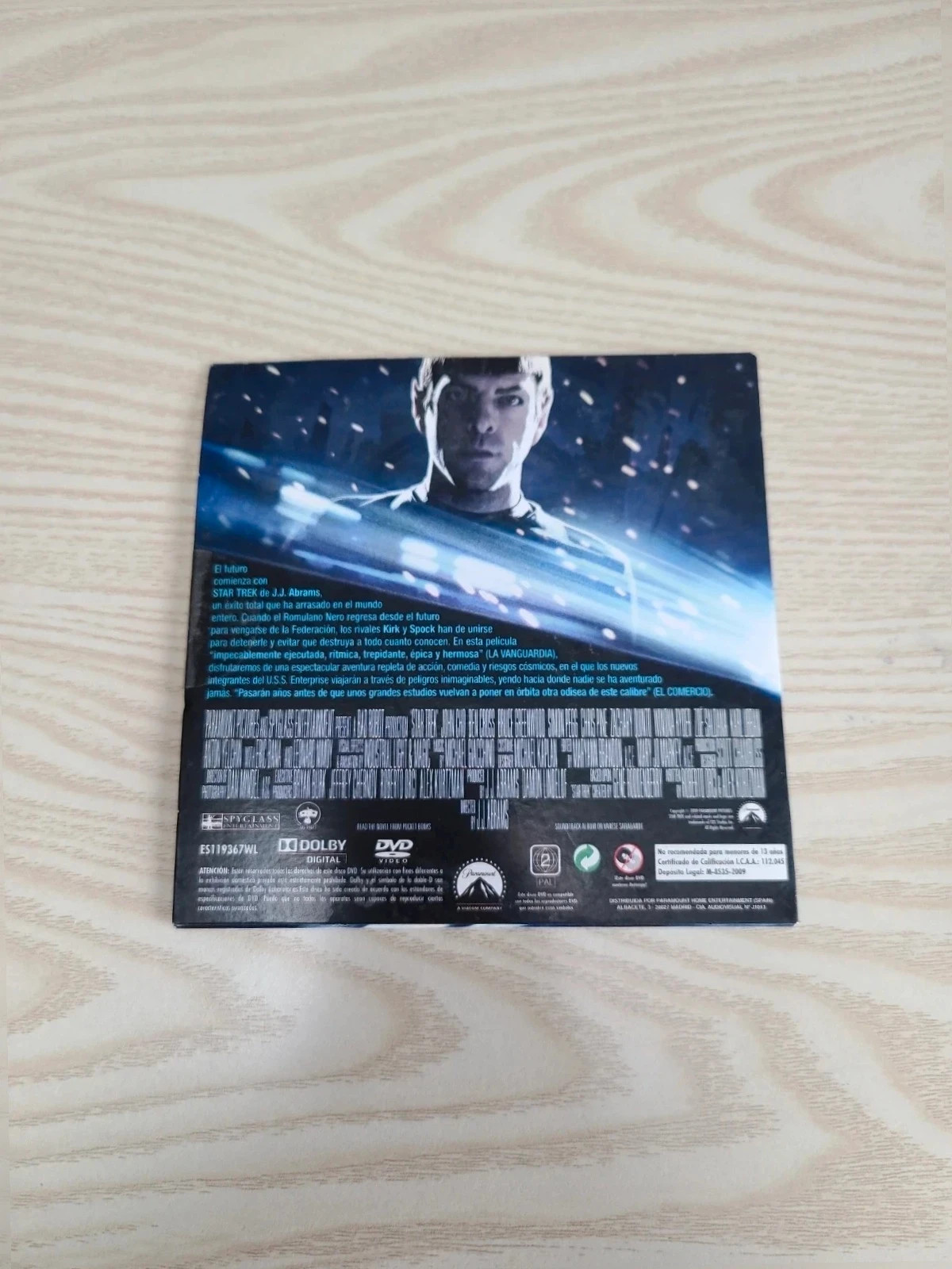 Película en DVD De Star Trek 2