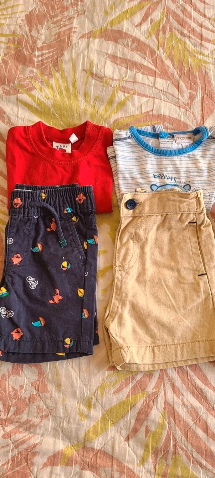 4 conjuntos de ropa de bebé de 0 a 3 meses de verano – Primark – taille 3-6 mois / 62 cm 2