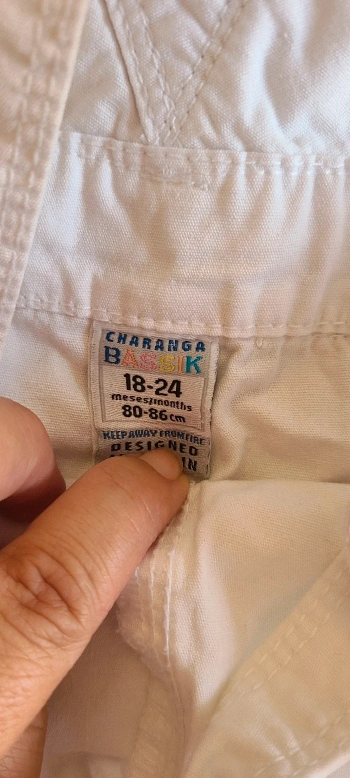 Peto blanco niño de Charanga talla 18- 24 meses – Charanga – taille 18-24 mois / 86 cm 4