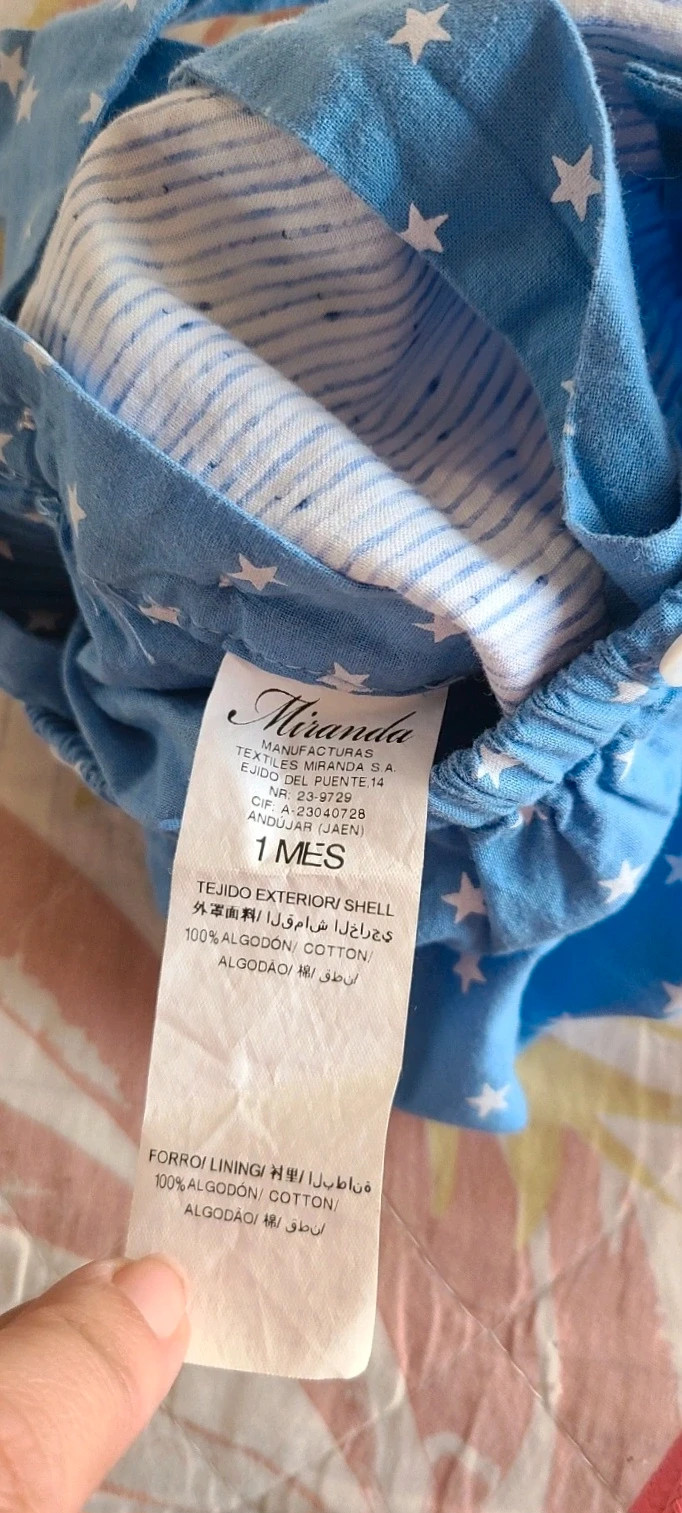 Ranita- peto niño 1 mes de Miranda – Miranda – taille Jusqu'à 1 mois / 50 cm 5