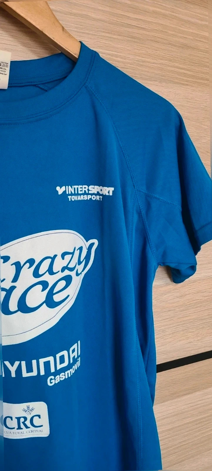 Camisemiseta azul de una Cracy race en Murcia – Roly – taille M 3