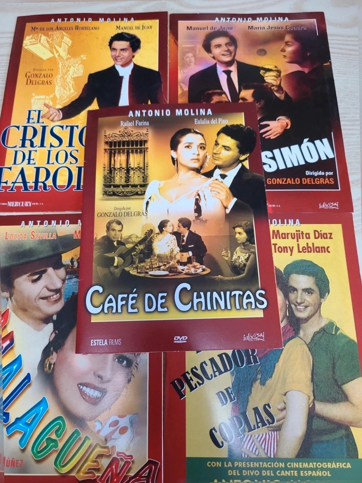 5 películas En DVD de Antonio Molina 2