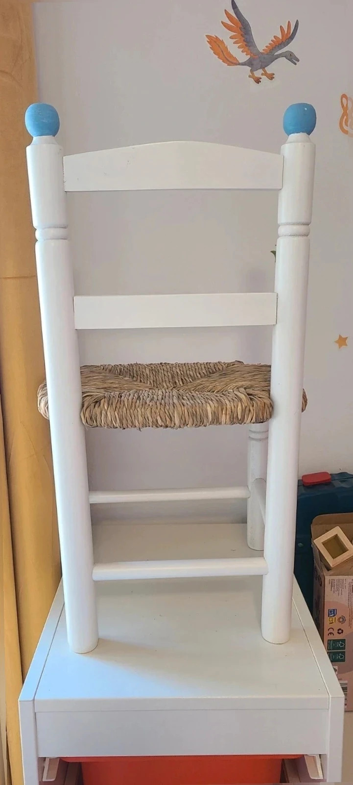 Silla pintada A mano niño "Ángel" – Mano 5