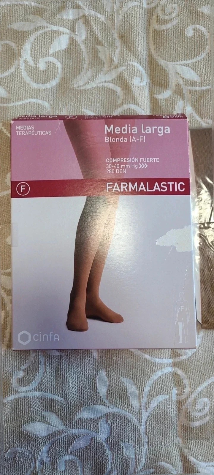 Media larga de compresión Talla RP marca farmalástic – Farmalastic – taille Taille unique