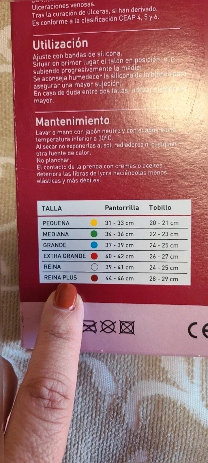 Media larga de compresión Talla RP marca farmalástic – Farmalastic – taille Taille unique 2