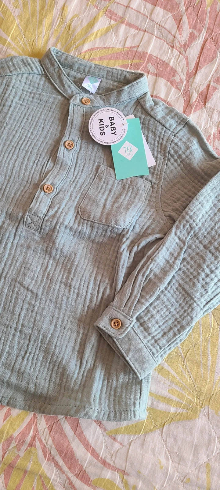 Camisa de algodón de niño talla 36 meses de text – TEX – taille 3 ans / 98 cm 5