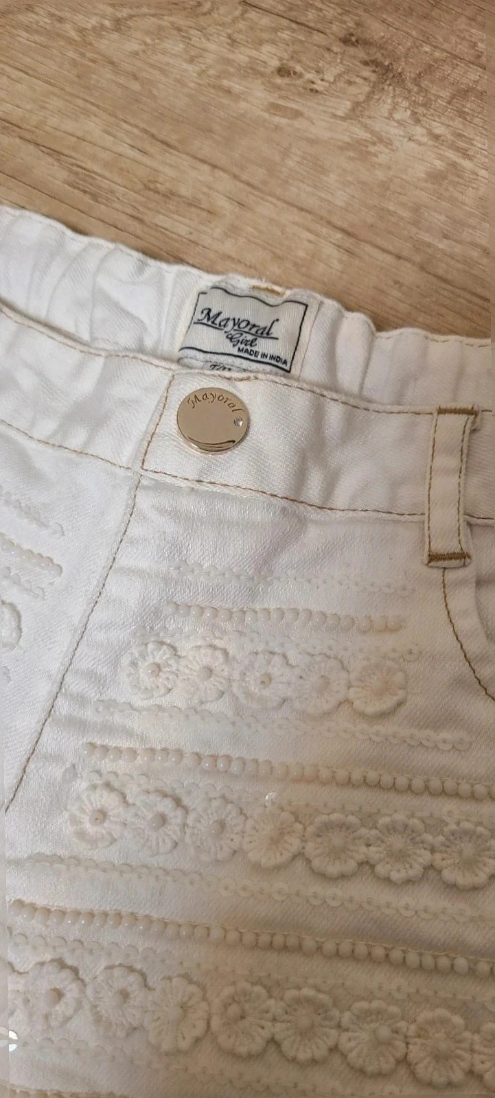 Short blanco talla 12 años De Mayoral – Mayoral – taille 12 ans / 152 cm 3