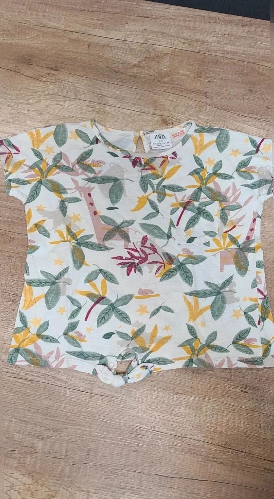 2 camisetas 3- 4 Años manga corta – Zara – taille 4 ans / 104 cm 2