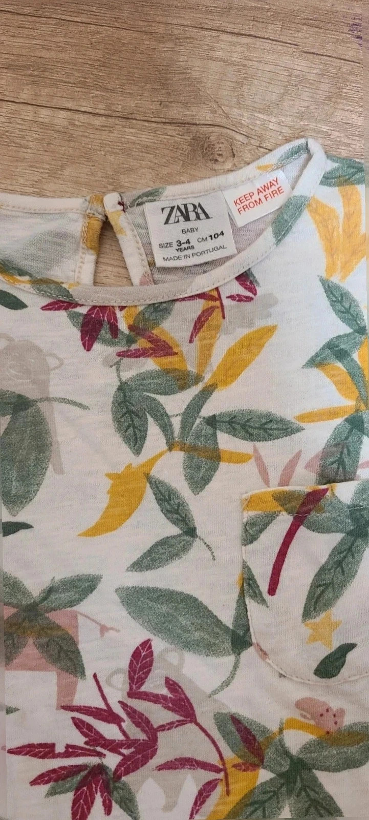 2 camisetas 3- 4 Años manga corta – Zara – taille 4 ans / 104 cm 4