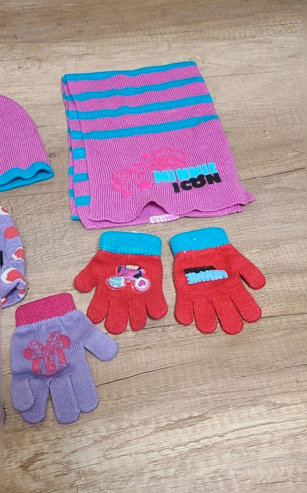 Lotes de Gorros bufanda y guantes de minie – Minnie – taille 1-2 ans, 49 cm 2