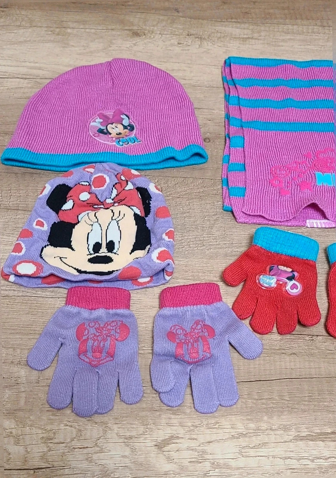 Lotes de Gorros bufanda y guantes de minie – Minnie – taille 1-2 ans, 49 cm 3