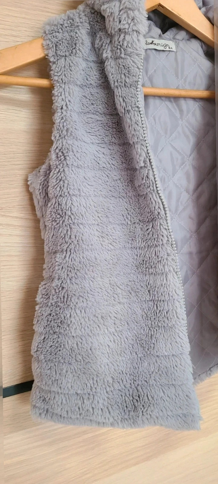 Chaleco gris de pelo niña Talla 8 años Laormiga – Laormiga – taille 8 ans / 128 cm 3