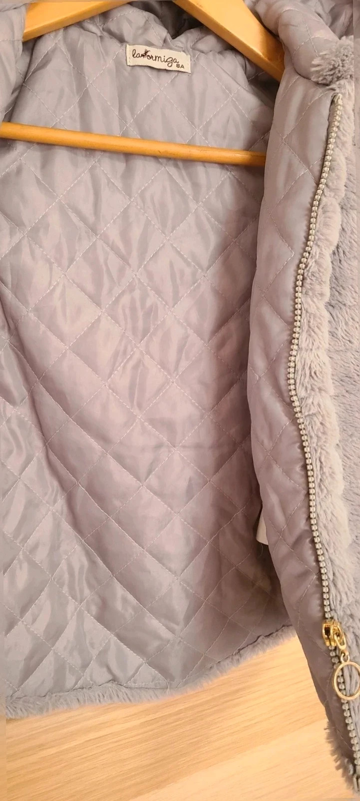 Chaleco gris de pelo niña Talla 8 años Laormiga – Laormiga – taille 8 ans / 128 cm 5
